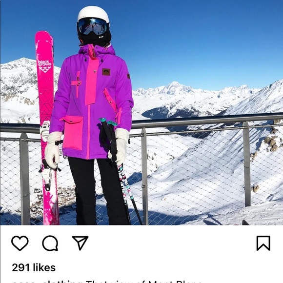 ELECTRIC PINK AND PURPLE SKI OUTFITS BRAND NEW - Picture 7 of 9